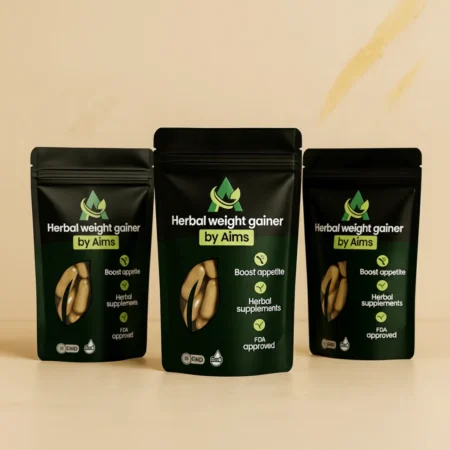 AIMS Herbal Weight Gainer (Pack of 3) | 100% Natural Herbal Supplement for Healthy Weight Gain