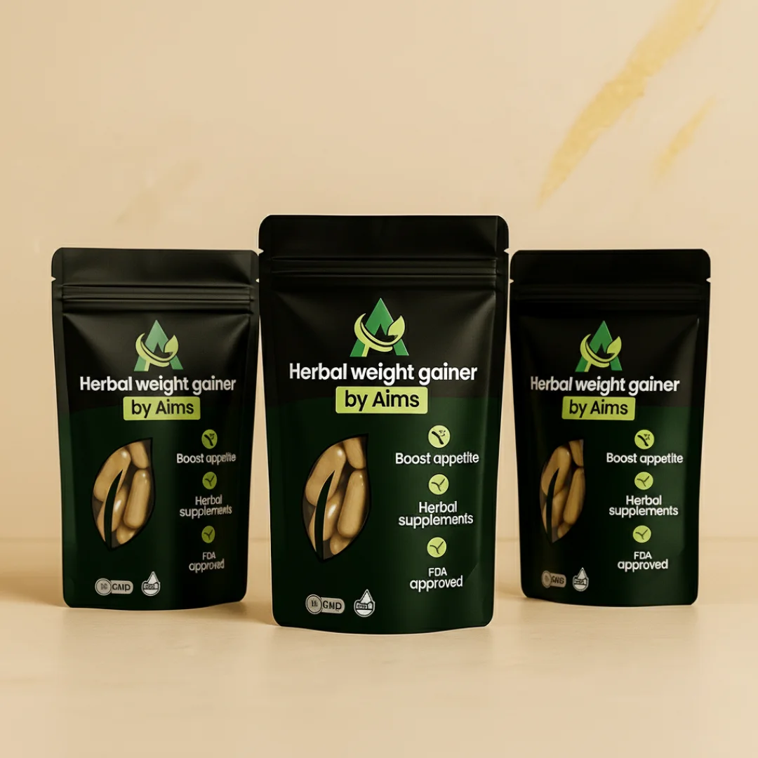AIMS Herbal Weight Gainer (Pack of 3) | 100% Natural Herbal Supplement for Healthy Weight Gain